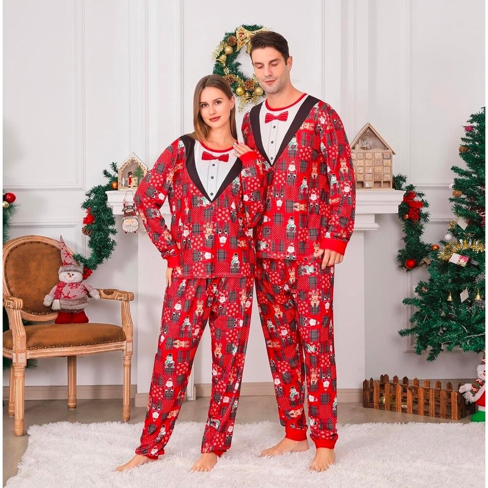 Matching Family Christmas & Holiday 2pc Pajamas Sleepwear Men's Size XL